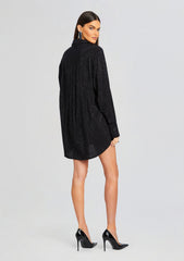 Maddox Embellished Shirt Dress