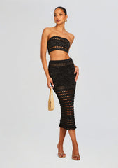 Luiz Knit Crochet Top