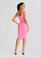 Laney Metallic Knit Dress