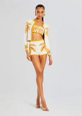 Avra Metallic Knit Top