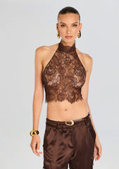 Violet Lace Top