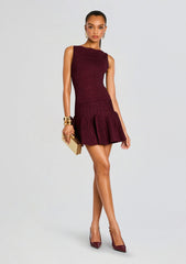 Audrina Metallic Knit Dress