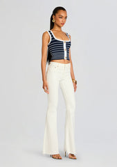 Zadie Metallic Knit Top