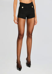 Ashton Metallic Bandage Knit Short