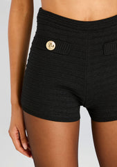 Ashton Metallic Bandage Knit Short