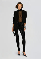 Cocoa Embellished Knit Pant