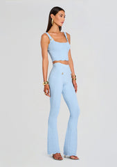 Aloe Metallic Rib Knit Top