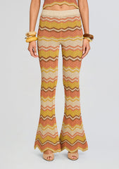 Amira Metallic Crochet Pants