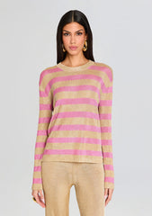 Hana Metallic Knit Top