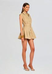 Audley Trench Mini Dress