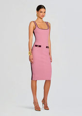 Connie Metallic Knit Dress