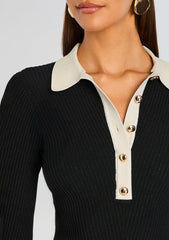 Agata Metallic Knit Top