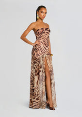 Nicole Silk Chiffon Dress