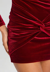 Kadala Velvet Dress