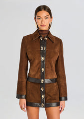 Nanna Suede Leather Jacket
