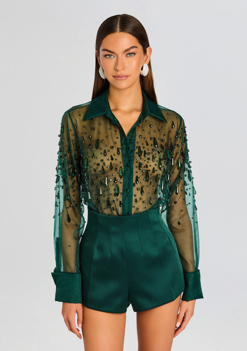 Aubriella Embellished Shirt
