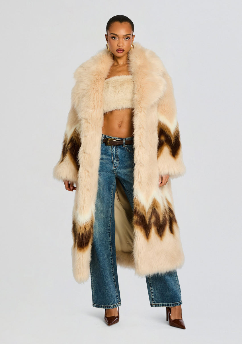 Magali  Faux Fur Coat