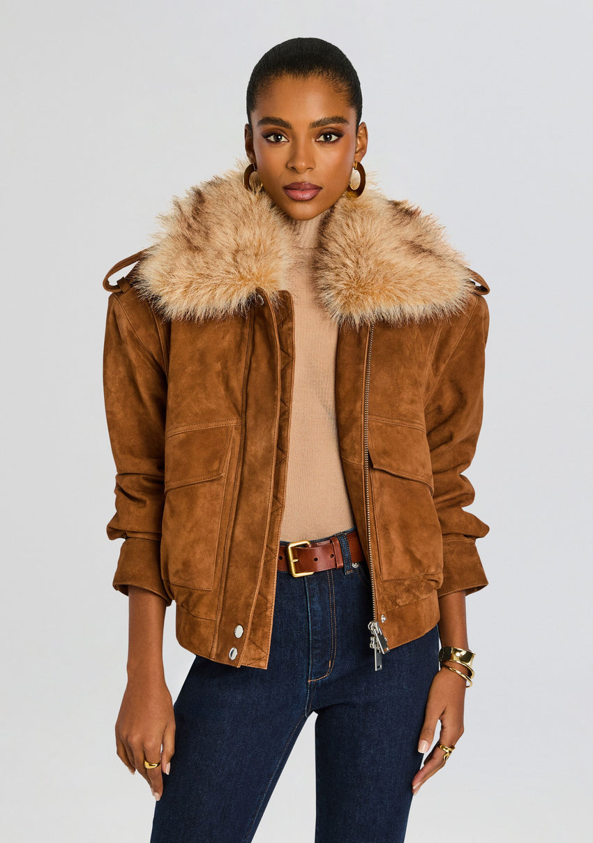 Erynn Suede Jacket