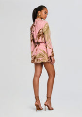 Fawn Mini Dress With Detachable Belt