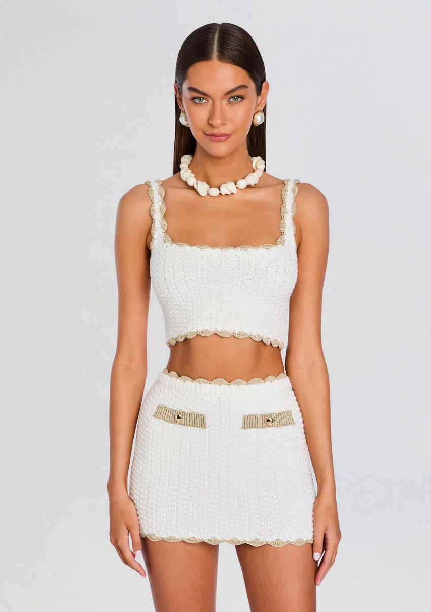 Mesha Crochet Top