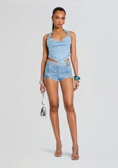 Amelisse Denim Top