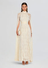 Onir Cape Maxi Dress