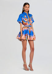 Vanya Short Dress With Buckle Belt