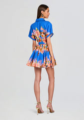 Vanya Short Dress With Buckle Belt