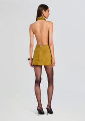 Zoriel Suede Dress