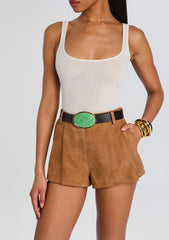 Dagmar High Waist Leather Belt