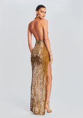 Broadway Sequin Crochet Dress
