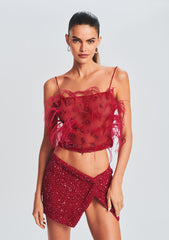 Astoria Feather Top