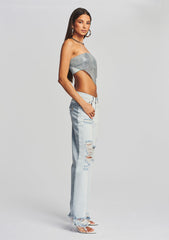 Milos Embellished Chainmail Top