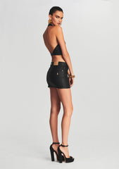 Ambrose Coated Denim Skirt