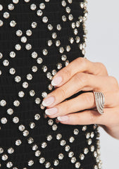 Felicity Embellished Chiffon Dress