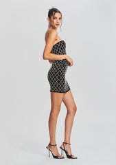 Felicity Embellished Chiffon Dress
