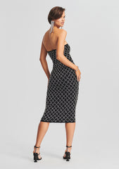 Minetta Embellished Chiffon Dress