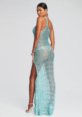 Askala Sequin Crochet Dress