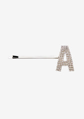 Rhinestone Alphabet Hair Clip