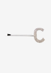 Rhinestone Alphabet Hair Clip