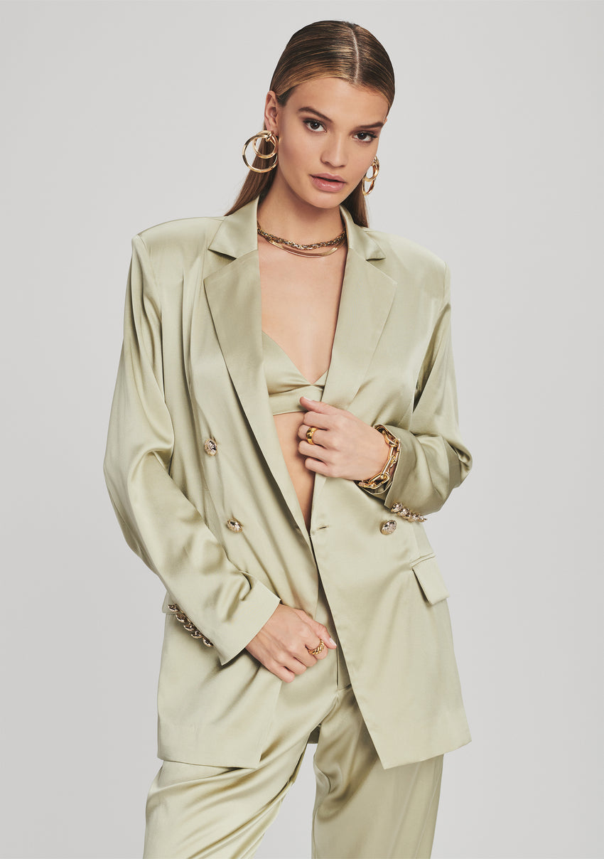 Pandora Silk Blazer