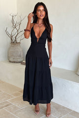 Amalie Maxi Dress - Black