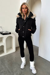 Coleman Puffer Jacket - Black