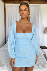 Marie Dress - Baby Blue