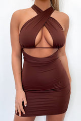 Skyler Dress - Brown