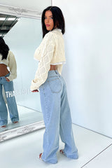 Lioness Sonny Knit Crop - Cream